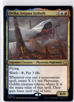 Ovika, Enigma Goliath NM/M* Foundations ENGLISH 0663 mtg -UnltdCards - Image 1