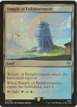 Temple of Enlightenment 0315 Rare MTG Universes Beyond: Doctor Who NM/M BBC - Image 1