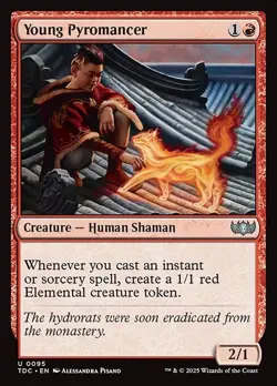 Young Pyromancer TDC 95 Uncommon MTG - Image 1