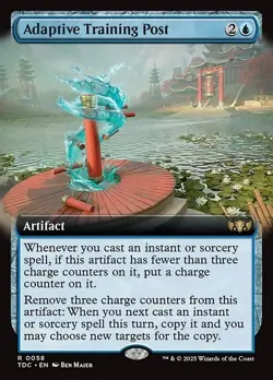 Adaptive Training Post Extended Art TDC 58 Rare MTG - Image 1