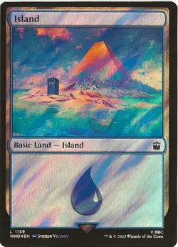 Island 1159 Land MTG Universes Beyond: Doctor Who NM/M BBC - Image 1