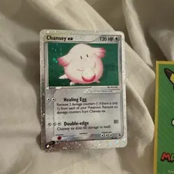 2003 Pokemon EX Ruby & Sapphire Chansey ex Holo #96/109 PSA 6 - Image 1