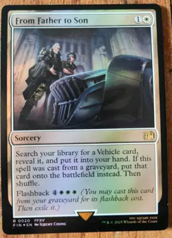 MTG | From Father to Son | Final Fantasy | Foil | NM | EN #0020 - Image 1