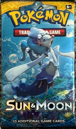 NOS Pokemon 2017 - Sun & Moon Base Set Booster Pack - (x 1) TCG - Sealed - Image 1