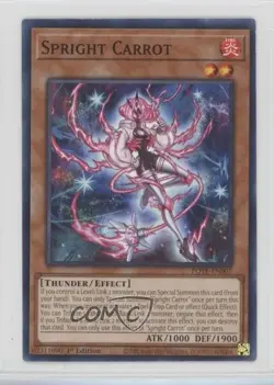 Spright Carrot 1st Ed. YuGiOh Power of the Elements #POTE-EN007 13lr - Image 1