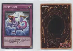 Miniaturize 1st Ed. YuGiOh Battle Pack 3: Monster League #BP03-EN206 0l2 - Image 3
