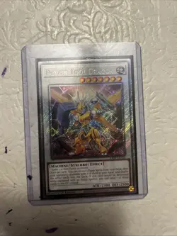 Yugioh! TCG - Power Tool Dragon - Platinum Secret Rare - RA04-EN135 - Stampede - Image 1