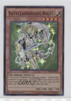 Satellarknight Rigel (SR) 1st Ed. YuGiOh The Secrets of Eternity #SECE-EN025 0l2 - Image 1