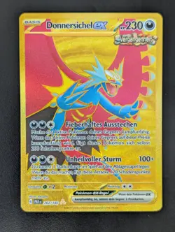 Donnersichel EX 262/182 Paradoxrift GOLD Near Mint Deutsch Pokemon - Image 1
