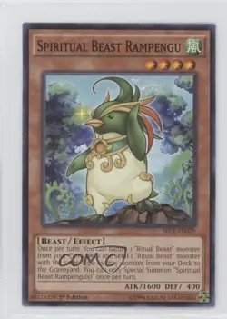 Spiritual Beast Rampengu 1st Ed. YuGiOh The Secrets of Eternity #SECE-EN029 0pl9 - Image 1