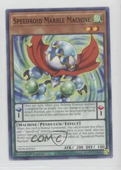 Speedroid Marble Machine 1st Ed. YuGiOh Legendary Duelists: Synchro Storm 13lr - Image 1