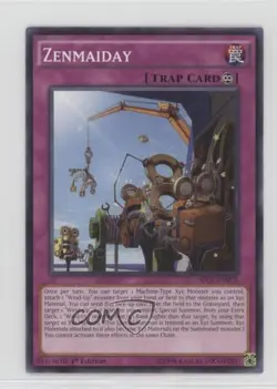 Zenmaiday 1st Ed. YuGiOh The Secrets of Eternity #SECE-EN075 05v0 - Image 1