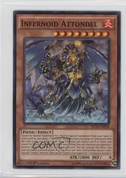Infernoid Attondel 1st Ed. YuGiOh The Secrets of Eternity #SECE-EN018 0g4 - Image 1