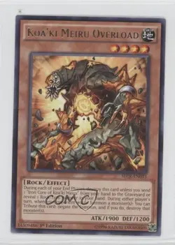 Koa'ki Meiru Overload 1st Ed. YuGiOh The Secrets of Eternity #SECE-EN033 1m8 - Image 1