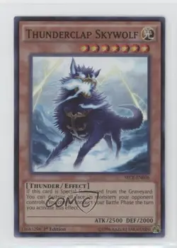 Thunderclap Skywolf (SR) 1st Ed. YuGiOh The Secrets of Eternity #SECE-EN036 0l2 - Image 1