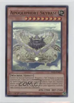 Apoqliphort Skybase 1st Ed. YuGiOh The Secrets of Eternity #SECE-EN023 6ja - Image 1