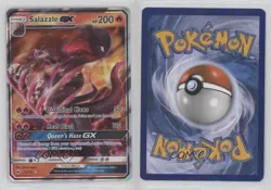 Salazzle GX Pokemon Sun & Moon Burning Shadows #25 00bm - Image 3
