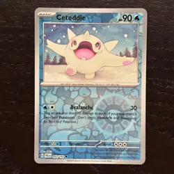 Cetoddle 053/193 Pokemon Paldea Evolved SV02 Reverse Holo Common Card NM - Image 1