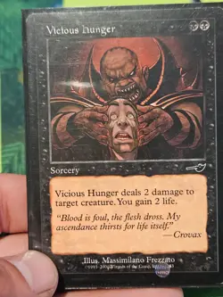 Vicious Hunger Nemesis Regular ***ERROR CARD*** - Image 1