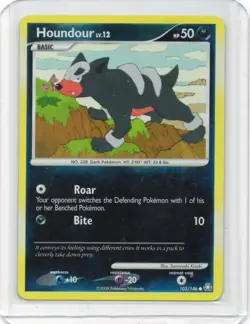Pokemon Card - Houndour Reverse - 103/146 - Legends Awakened - 2008 - Image 1