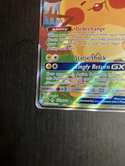 Dedenne GX 195a/214 NM+ Alternate Art Promo Full Art Pokemon TCG Card Lot x2 - Image 5