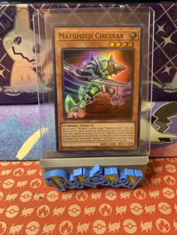 Yu-Gi-Oh TCG Mathmech Circular 1st Edition Super Rare Card POTE-EN028 - Image 1