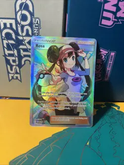 Rosa Full Art Holo Card 236/236 Sm-Cosmic Eclipse NM Condition English - Image 1