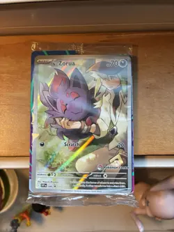 Sealed Stamped Journey Together Pokemon Center ETB N’s Zorua Promo Card 189 - Image 1