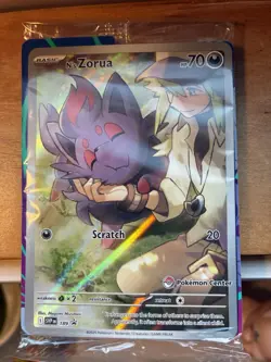 Sealed Stamped Journey Together Pokemon Center ETB N’s Zorua Promo Card 189 - Image 2