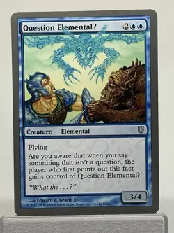 MTG Question ElementalU - LP Unhinged 43/140 - Magic: The Gathering - Image 1