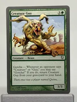 MTG Creature Guy - LP Unhinged 93/140 - Magic: The Gathering (A) - Image 1