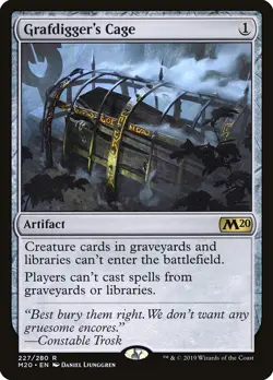 *FOIL* GRAFDIGGER'S CAGE NM M20 mtg Grey - Unc *FOIL* - Image 1