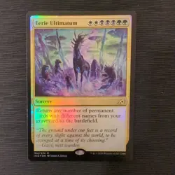 Eerie Ultimatum *FOIL* NM (IKO) 184 English MTG - Image 1