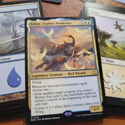Kykar, Zephyr Awakener - Commander Deck. Custom complete *BIRDS* Tribal MTG Fun - Image 1