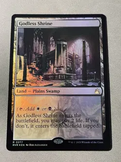 Godless Shrine Regular FOIL RVR MTG Ravnica Remastered NM - Image 1