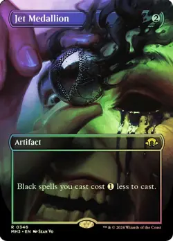 Jet Medallion Foil Borderless Modern Horizons 3 NM MTG - Image 1