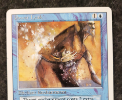 Power Leak Magic: the Gathering Revised MINT Never played MTG CARD.... (DS3D1K5) - Image 3
