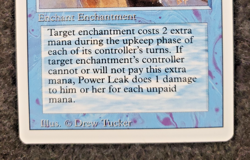 Power Leak Magic: the Gathering Revised MINT Never played MTG CARD.... (DS3D1K5) - Image 5