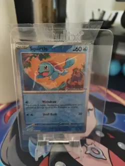 Pokemon TCG: Squirtle 151 007/165 Pokemon Center Stamped Holo Promo S&V - SEALED - Image 1