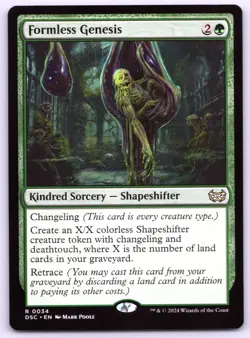 Formless Genesis - Commander Duskmourn - Rare - MTG - Magic - Near Mint - Image 1