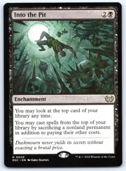 Into the Pit - Commander Duskmourn - Rare - MTG - Magic - Near Mint - Image 1