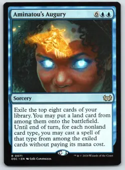 Aminatou's Augury - Commander Duskmourn - Rare - MTG - Magic - Near Mint - Image 1