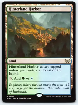 Hinterland Harbor - Commander Duskmourn - Rare - MTG - Magic - Near Mint - Image 1