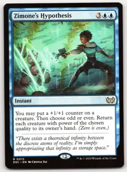 Zimone's Hypothesis - Commander Duskmourn - Rare - MTG - Magic - Near Mint - Image 1