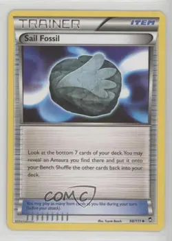 Sail Fossil Pokemon XY Furious Fists #98 1bu3 - Image 1