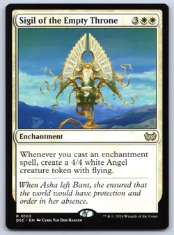 Sigil of the Empty Throne - Commander Duskmourn - Rare - MTG - Magic - Near Mint - Image 1