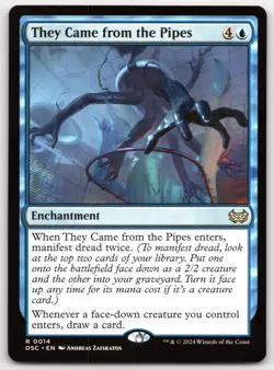 They Came from the Pipes - Commander Duskmourn - Rare - MTG - Magic - Near Mint - Image 1