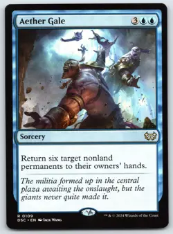 Aether Gale - Commander Duskmourn - Rare - MTG - Magic - Near Mint - Image 1