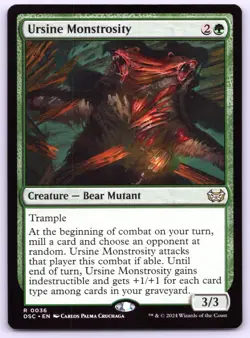 Ursine Monstrosity - Commander Duskmourn - Rare - MTG - Magic - Near Mint - Image 1