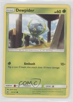 Dewpider Pokemon Sun & Moon Burning Shadows #14 0sw6 - Image 1